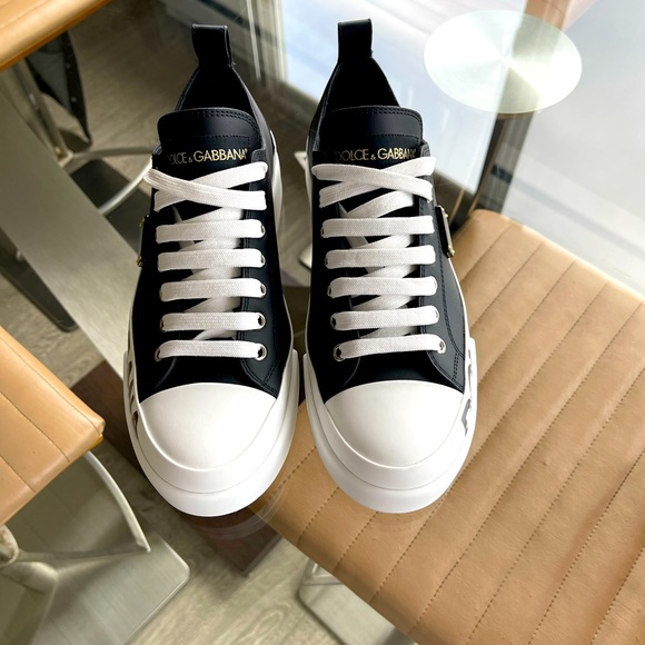 Sneakers Dolche&Gabbana, size 39, color black and white - Picture 1 of 7
